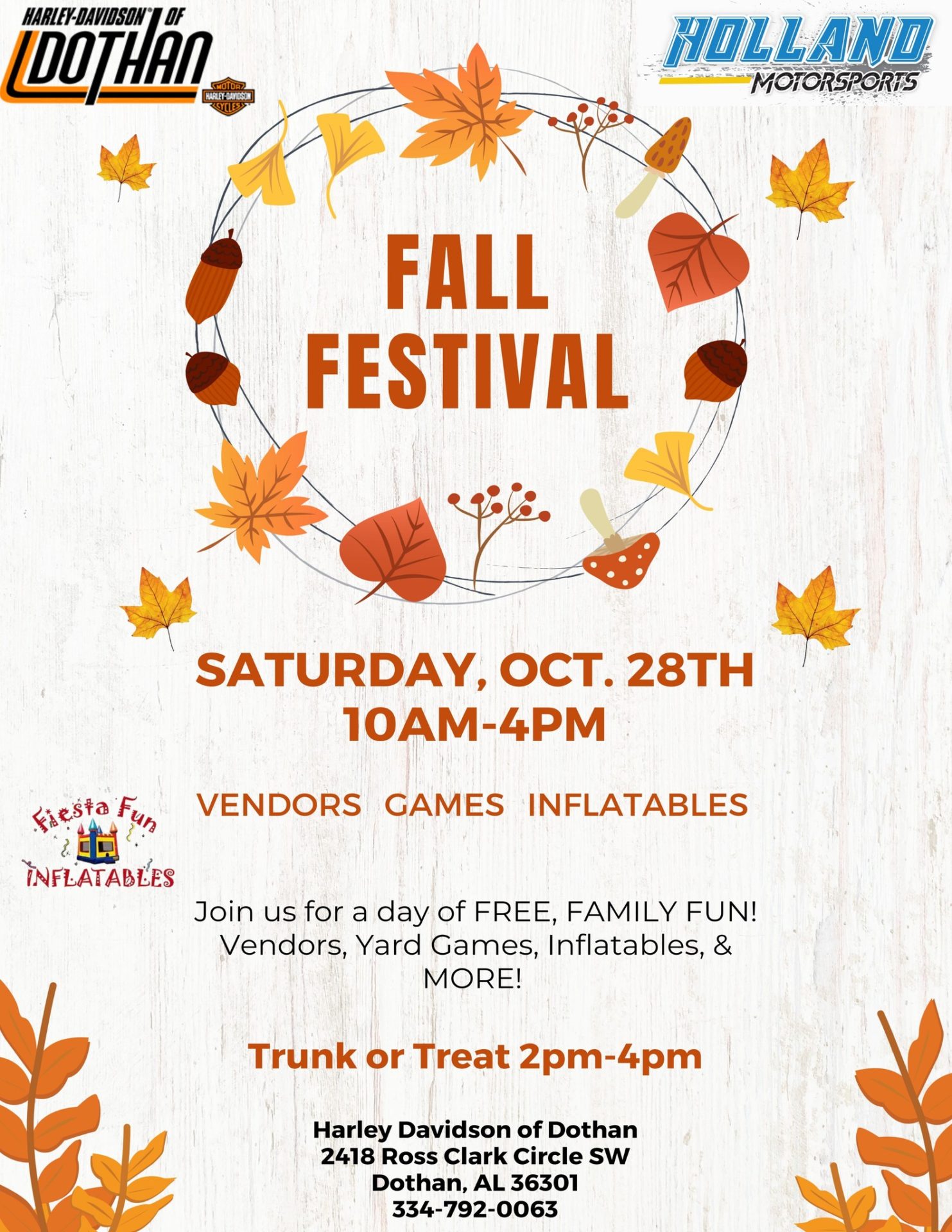 Fall Festival & Trunk or Treat Visit Dothan Visit Dothan