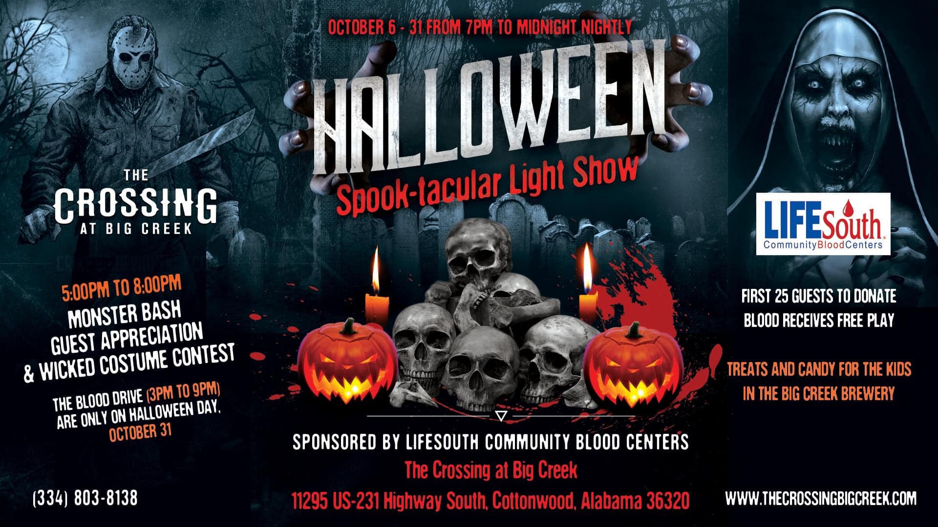 Halloween SpookTacular Light Show Visit Dothan Visit Dothan